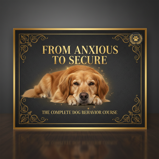 FROM ANXIOUS To SECURE, the complete dog behavior course