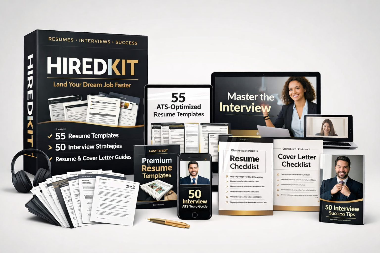 Hire Career Kit – 55 Resume Templates & Interview Tips
